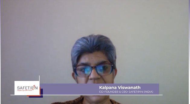 The aim of Safetipin is to build cities where everyone can move around without fear. We want to take the data users put in the My Safetipin app to the policy makers and help make actionable change happen, says <a href="/viswanathkv/">Kalpana Viswanath</a> at feminist tech event organised by <a href="/SoulCity_SA/">Soul City Institute for Social Justice</a>