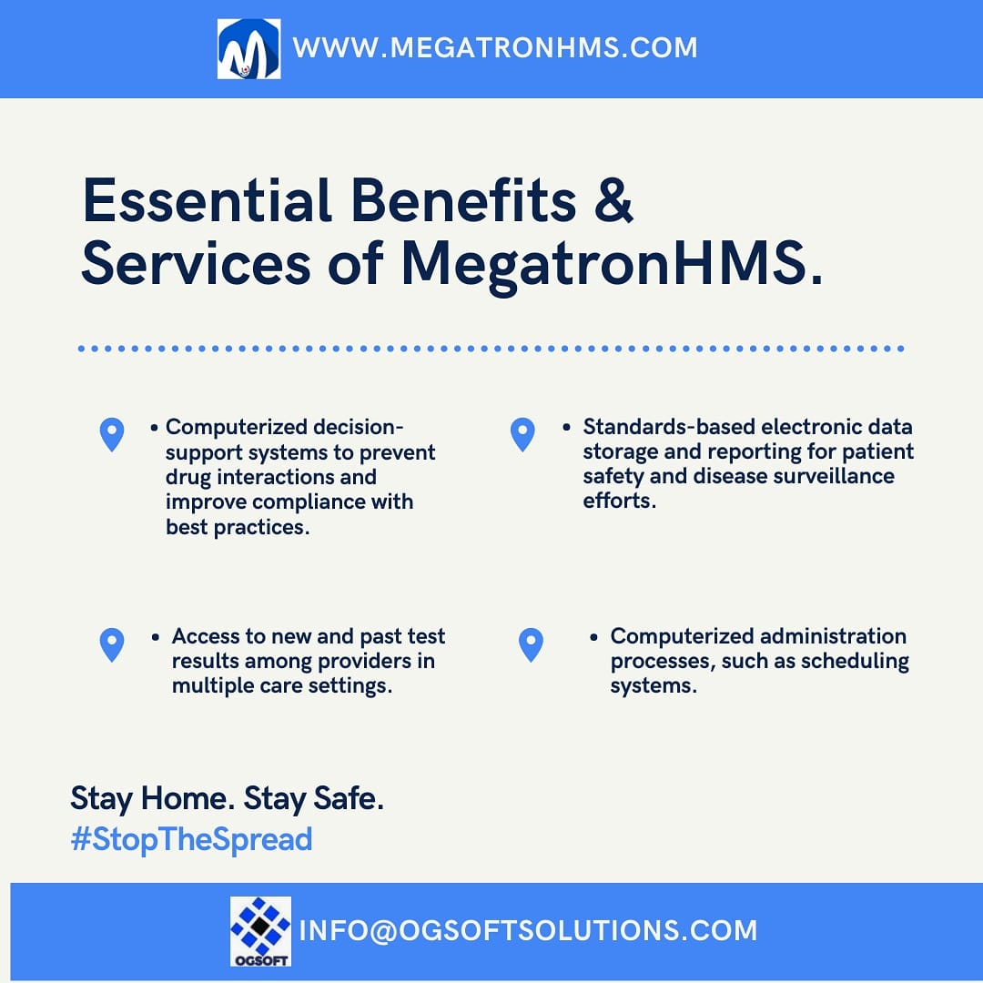 OgSoftSolutions's tweet photo. Join us today! There are lots of benefits you stand to gain when you come on board with us.
Let us cater for your clinician offices & Hospital needs!
For more enquiries, log on to: https://t.co/xAxT2ALe1q
#PublicHealth #hospitalsystem #Megatronhms #ehealthafrica #EndSARS https://t.co/L7SOHs7QwP