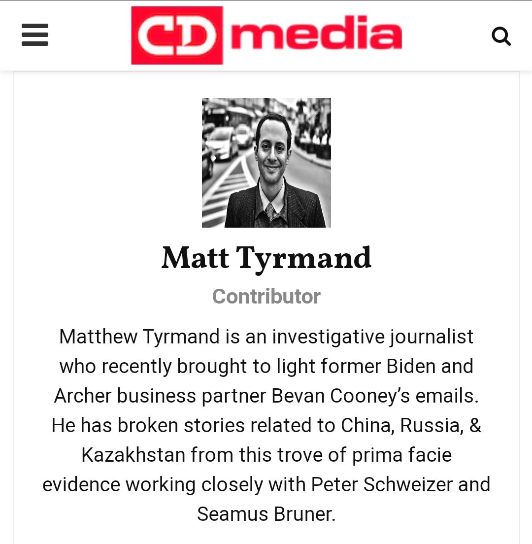 gal_suburban's tweet image. Okay... so CD Media 
Office: Wyoming *also side note where Darren Beattie is. 
One contributor I recognize: Matthew Tyrmand. 
He's a Steve Bannon puppy.