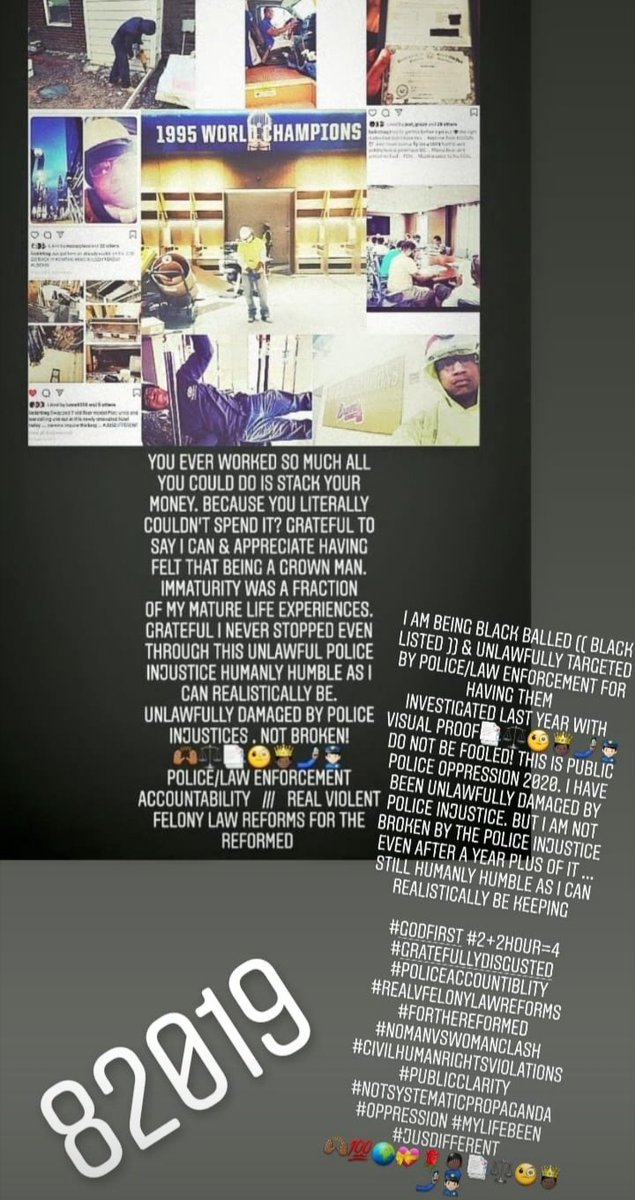 BUYJUSDIFFERENT's tweet image. I really worked too hard &amp;amp;came to far to be unlawfully systematically bullied by Police/Law Enforcement🙌🏾 Not BROKEN still Damaged Daily especially being Black Balled DAY 43 now🤦🏿‍♂️still in Wow #IOWNMYRIGHTS #NOTPOLICE #RELEASETHEBODYCAMS #STOPPOLICESETUPS #MYLIFEBEEN #JUSDIFFERENT