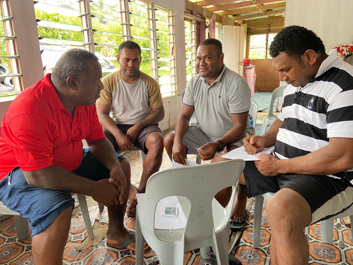 FijiRIS's tweet photo. We’re excited to hold the first training through a FRIS training committee. Kicking off in Wainivukai, Lami today with COVID-19 and climate sensitive deceases (LTDD). Active participation and over 50% strong women!! #climateresilience, #WASH https://t.co/NW3vdwvwb7