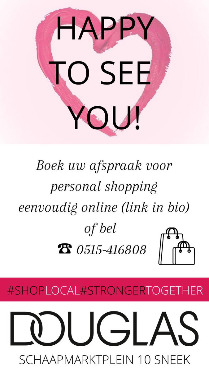 🛍Boek nu gemakkelijk online je afspraak voor personal shopping!🛍💄 Onze beauty advisors staan voor je klaar😉

Ga naar⤵️
user.clicrdv.com/douglasnl-0023…
