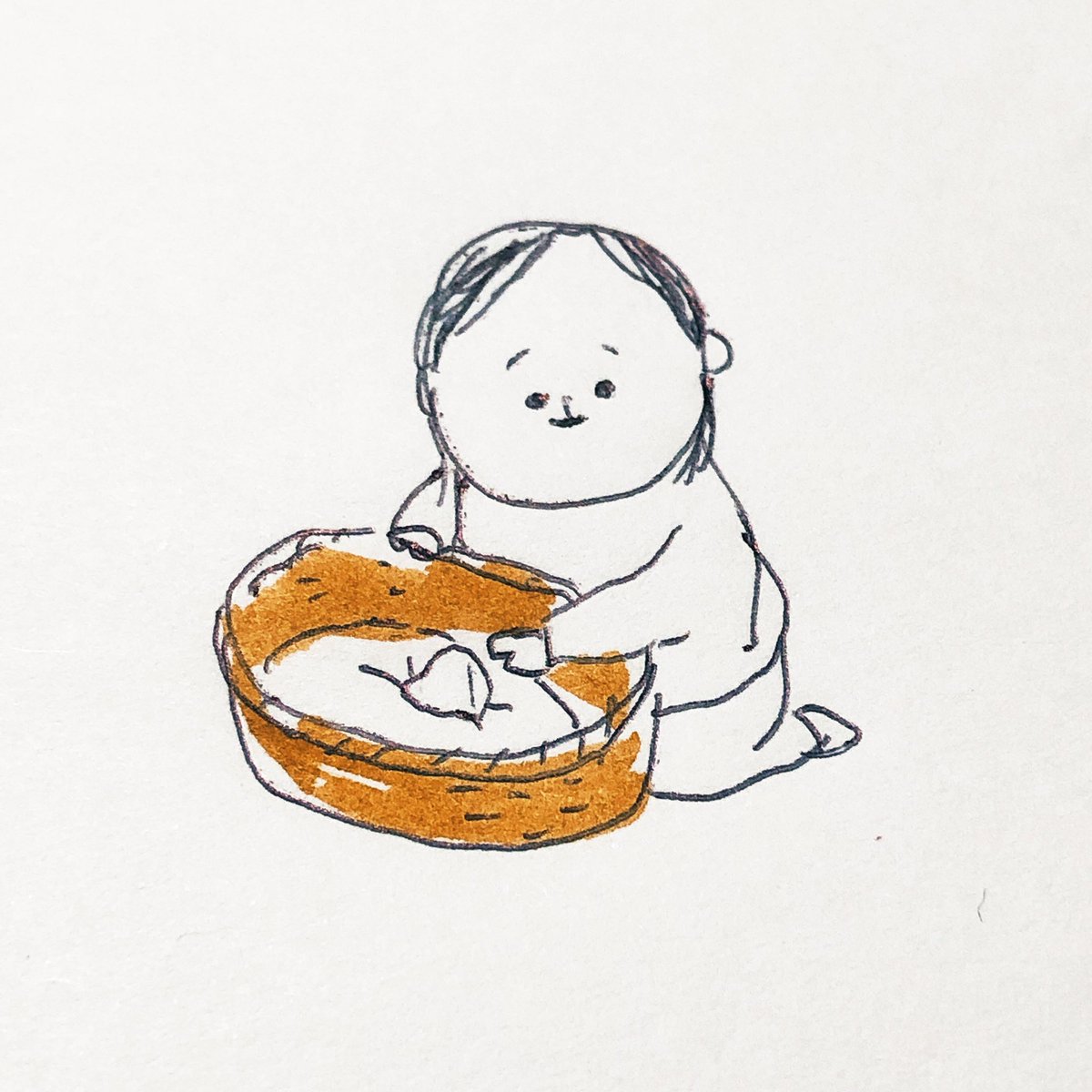 「幼い頃生まれて初めて「名菓ひよ子」をもらった時の記憶があるんですが…
あまりの可」|shigemiのイラスト