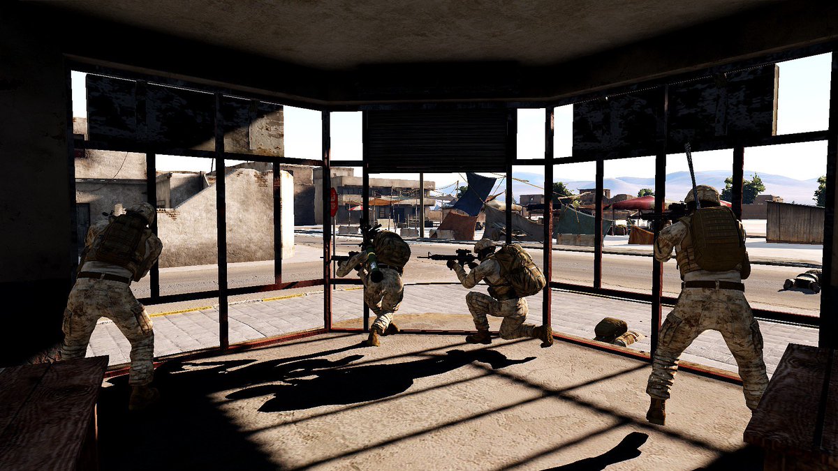 77thAD's tweet photo. 🦅💯
[DE]
US Einheiten in Afghanistan.
.
[ENG] 
US Army in Afghanistan.

@Arma3official
@rhsmods 

https://t.co/P2bH6mYYe7
https://t.co/UWe7NKgMDm
#arma3 #77thad #airborne #mission #camouflage #camo #usa #usarmy #army https://t.co/5919ZaMpcy