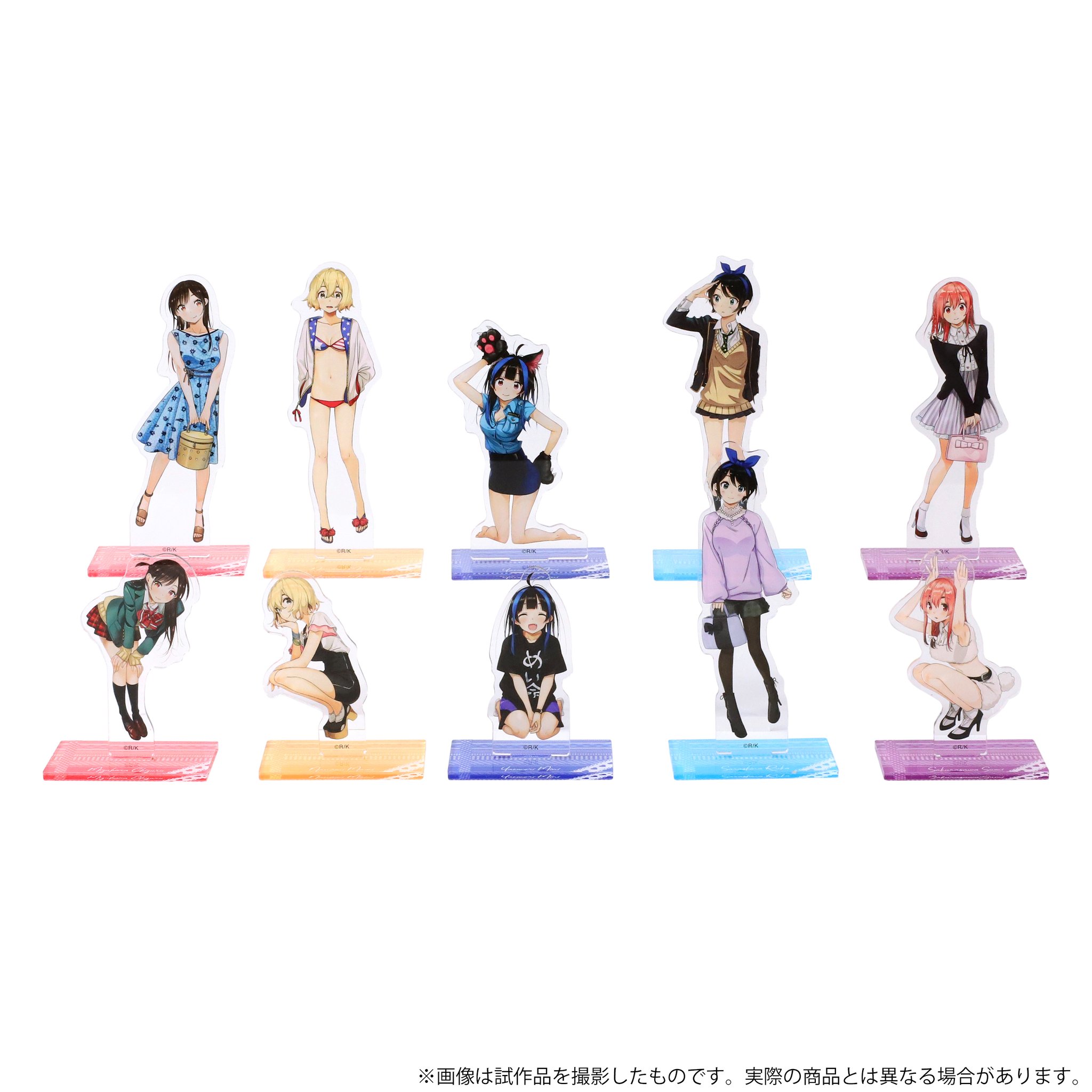 彼女、お借りします　ビッグアクリルスタンド Amazon.co.jp: 彼女、お借りします かのかり グッズ BIGアクリル