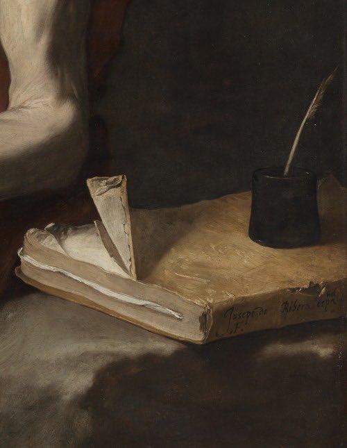 artdistx's tweet photo. Jusepe de Ribera, Saint Jerome, 1638-1640, oil on canvas, 129 x 100.3 cm https://t.co/Jd5JqnVbSh