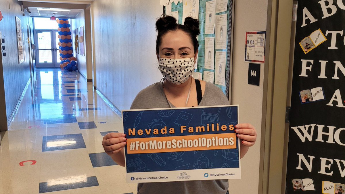 ValeriaGurr's tweet photo. Nevada families for #MoreSchoolOptions they want access to opportunity scholarships, public charter schools, micro schools and more. They want options #nvleg https://t.co/pM5AgrKK48