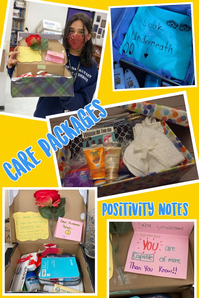 💜💛Approximately 25 Care packages were created this week & donated to the @UnitedWayBC #dayofcaringbroward #helpingothers #givingbacktothecommunity @sphsactivities