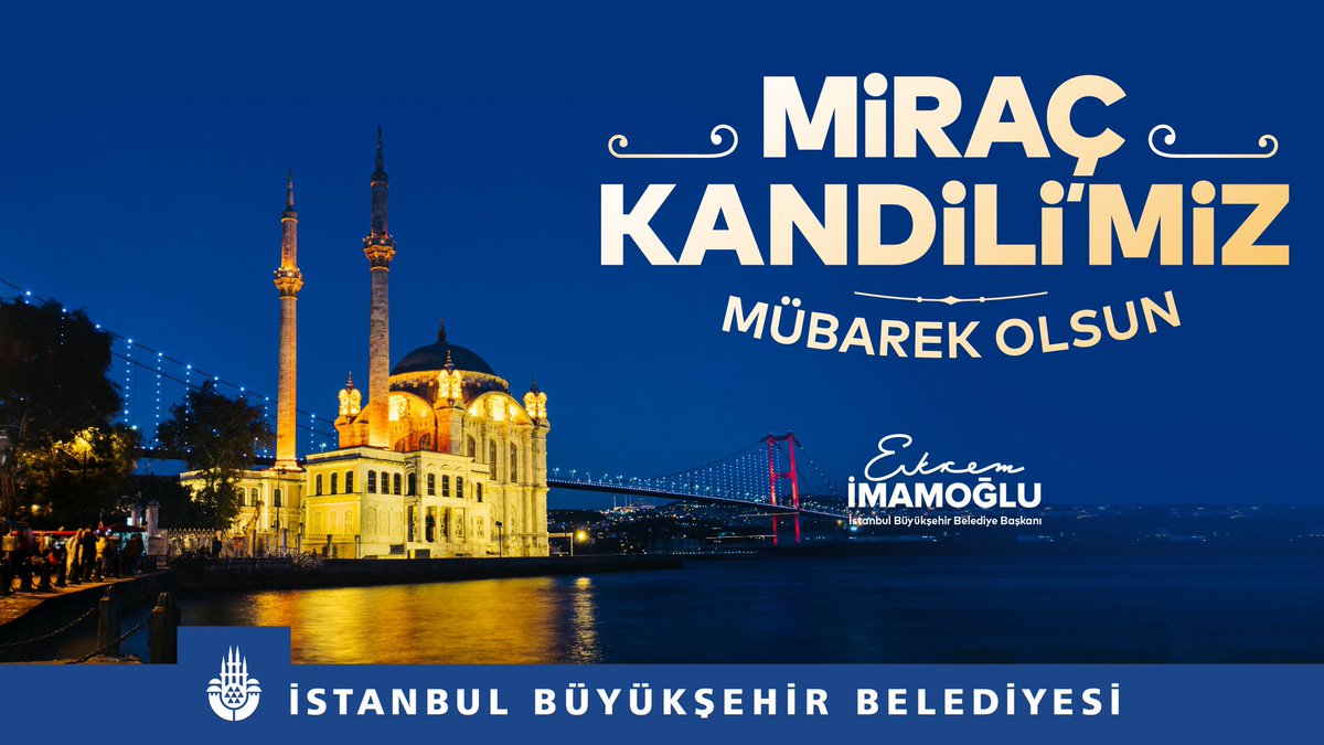 Hz. Muhammed’in (s.a.v.) Rabbine yükseldiği miraç, onun risalet yolculuğu için önemli bir dönüm noktasıydı. Bugünün hepimiz için ahlaki ve insani bir olgunlaşmaya vesile olması dileğiyle, #MiraçKandili’miz mübarek olsun.