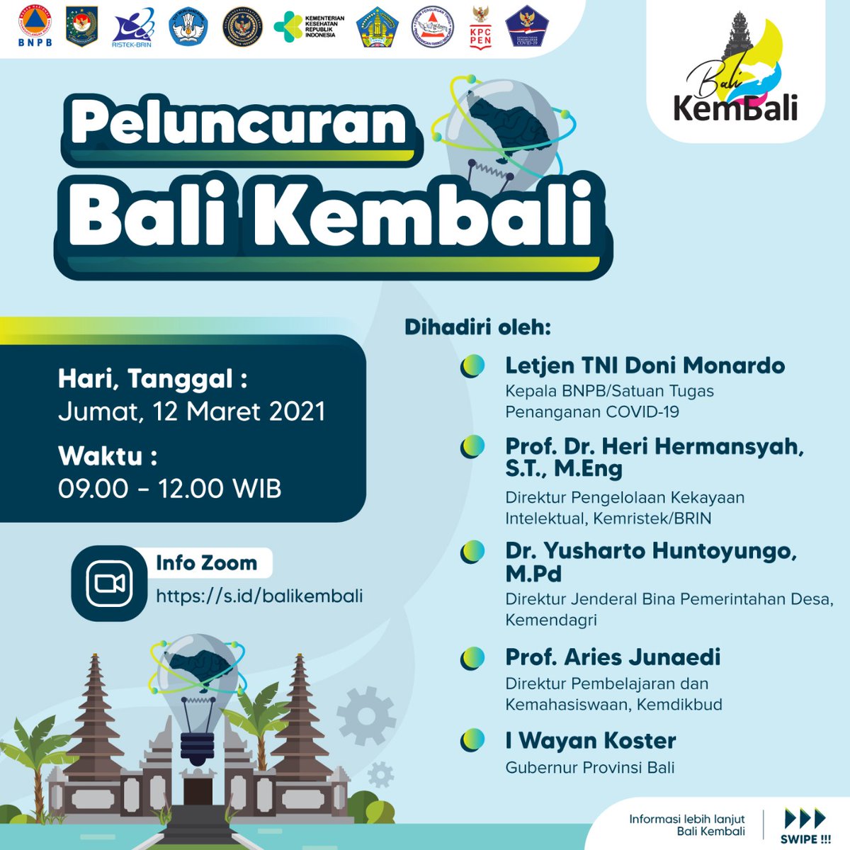 djrisbang's tweet photo. Ikuti Launching Ideathon Bali Kembali  pada 12 Maret 2021 di https://t.co/YfAlSFaZ7L 

Ayo Segera daftarkan diri anda dalam acara Ideathon di; https://t.co/0PXk4j6ffy https://t.co/hi5FtWP6MN