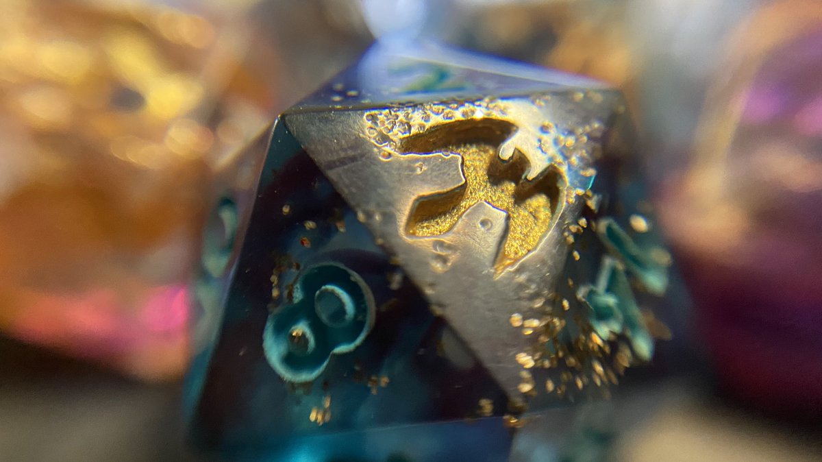 RavenandRiddle's tweet image. Once upon a Winter’s night, a white bear walked out of the woods, and so began a journey that would lead a young woman East of the Sun, West of the Moon. From our #fairytalecollection, live now on #Kickstarter kickstarter.com/projects/raven… #dnd #TTRPG #dice #handmadeDice #SupportIndie