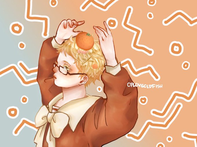 「male focus mandarin orange」 illustration images(Latest)｜5pages