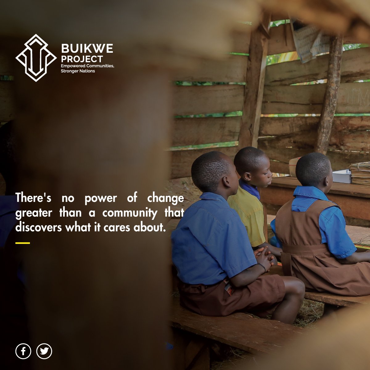 Community centred design is essential for social impact projects because collaborative processes help create scenarios for a more prosperous and just society.

#BuikweProject
#Smartcommunities