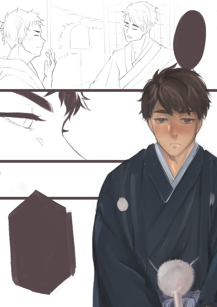 sjdjj a WIP for @lemqnie 's osaaka fic 'limerence' that I did ages ago and scrapped .. maybe one day I will finish this #osaaka #haikyuu 