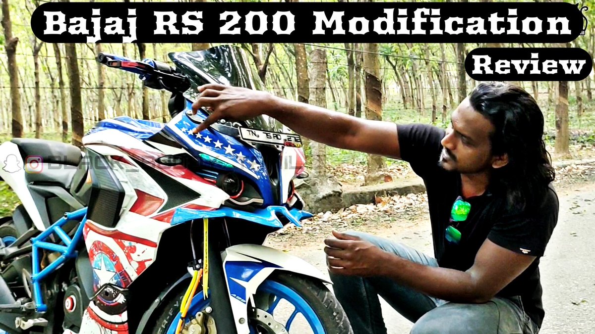 BlackBuddytamil's tweet photo. New Modification Review on my youtube channel #blackbuddytamil
#savemodification #bajaj #rs200 #biker https://t.co/xctrQSKgH1