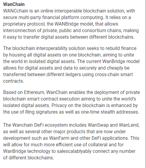 #Wanchain Going to be massive !!! mark my words 1000x crypto !!! $wan is about to do crazy 🚀🚀🚀🔥🔥🔥🌔🌔
#cryptocurrencies #Binance #money #YahooFinance #NASDAQ #Bitcoin #Ethereum #XRP #NEO #Finance 
#blockchain #hodle #wbs #IOTA #FET #Luna