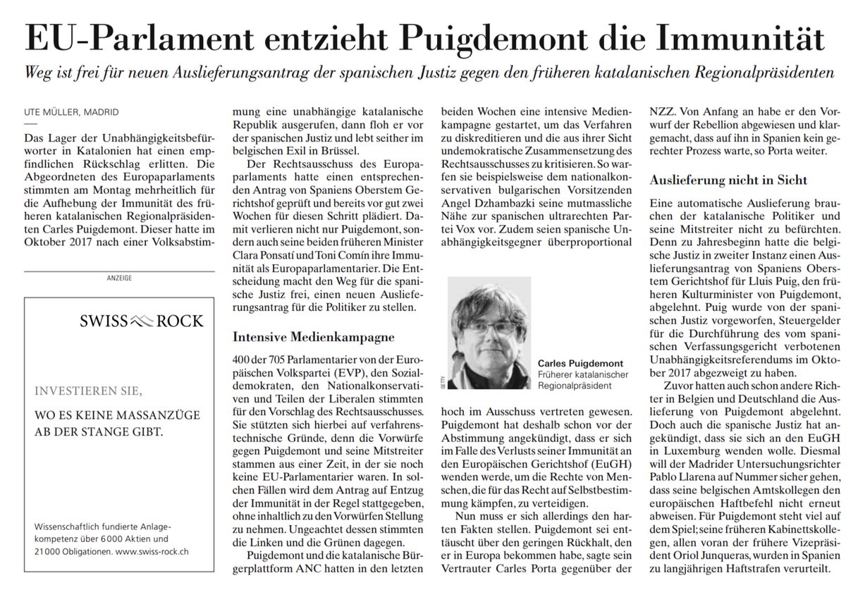 #Puigdemont
#Katalonien
NZZ 10.3.2021