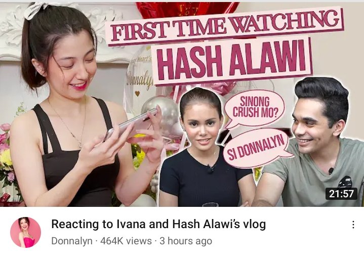 ivanasolidfan's tweet photo. Sorry late guys but arat na vlog ni @DJBDonna 😜😜😜. Wag na magpahuli sa kilig #HashDon

@IvanaAlawi https://t.co/QI9lkN90HM https://t.co/nIUzEbIAoc
