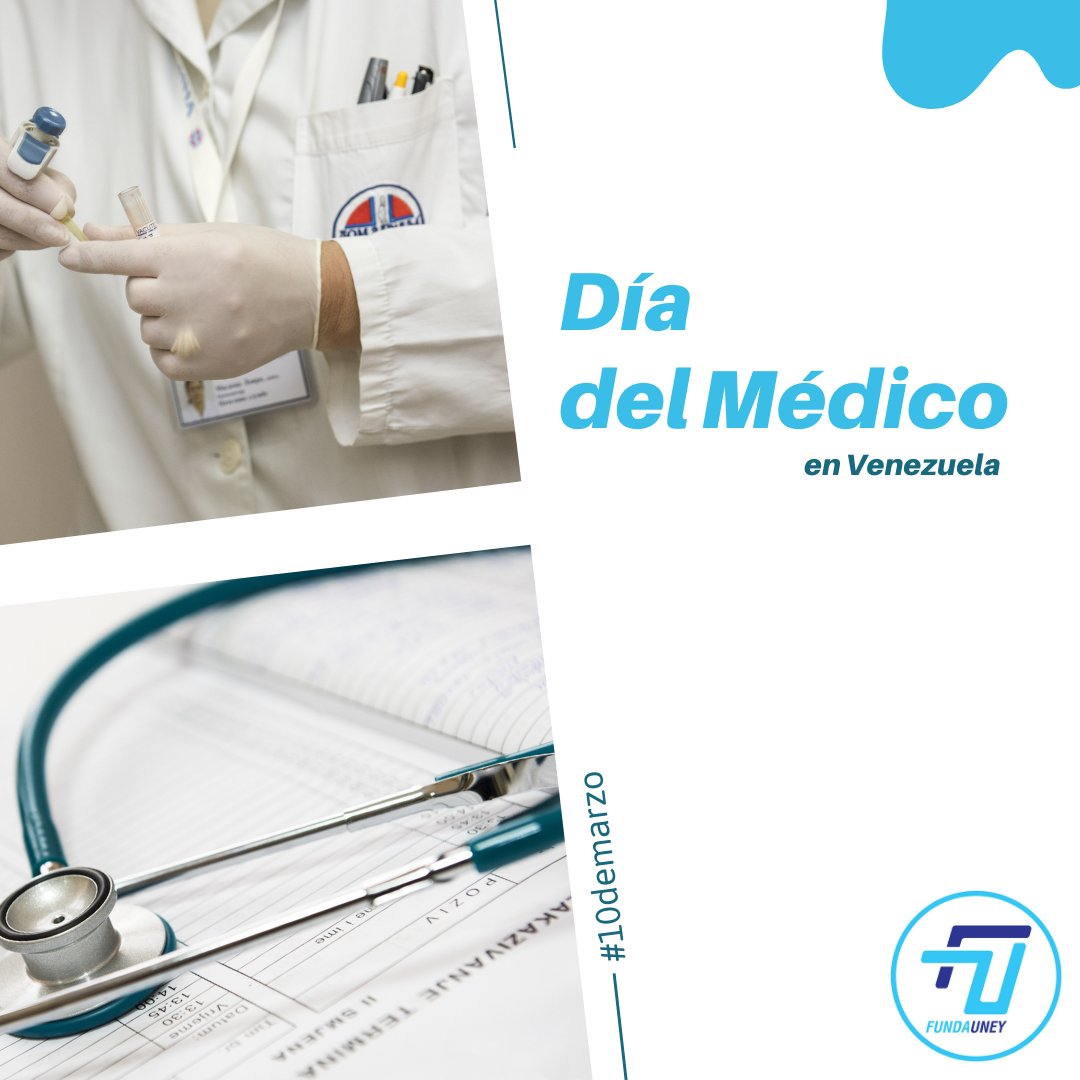 En homenaje al notable Dr. José Maria Vargas, se celebra hoy el Día del Médico venezolano. Desde Fundauney felicitamos a todos esos profesionales de la salud de nuestro país, con atención especial a quienes forman y han sido parte de la <a href="/uney_oficial/">UNEY</a>. #10deMarzo <a href="/MedozaWullian/">Wullian Mendoza</a>