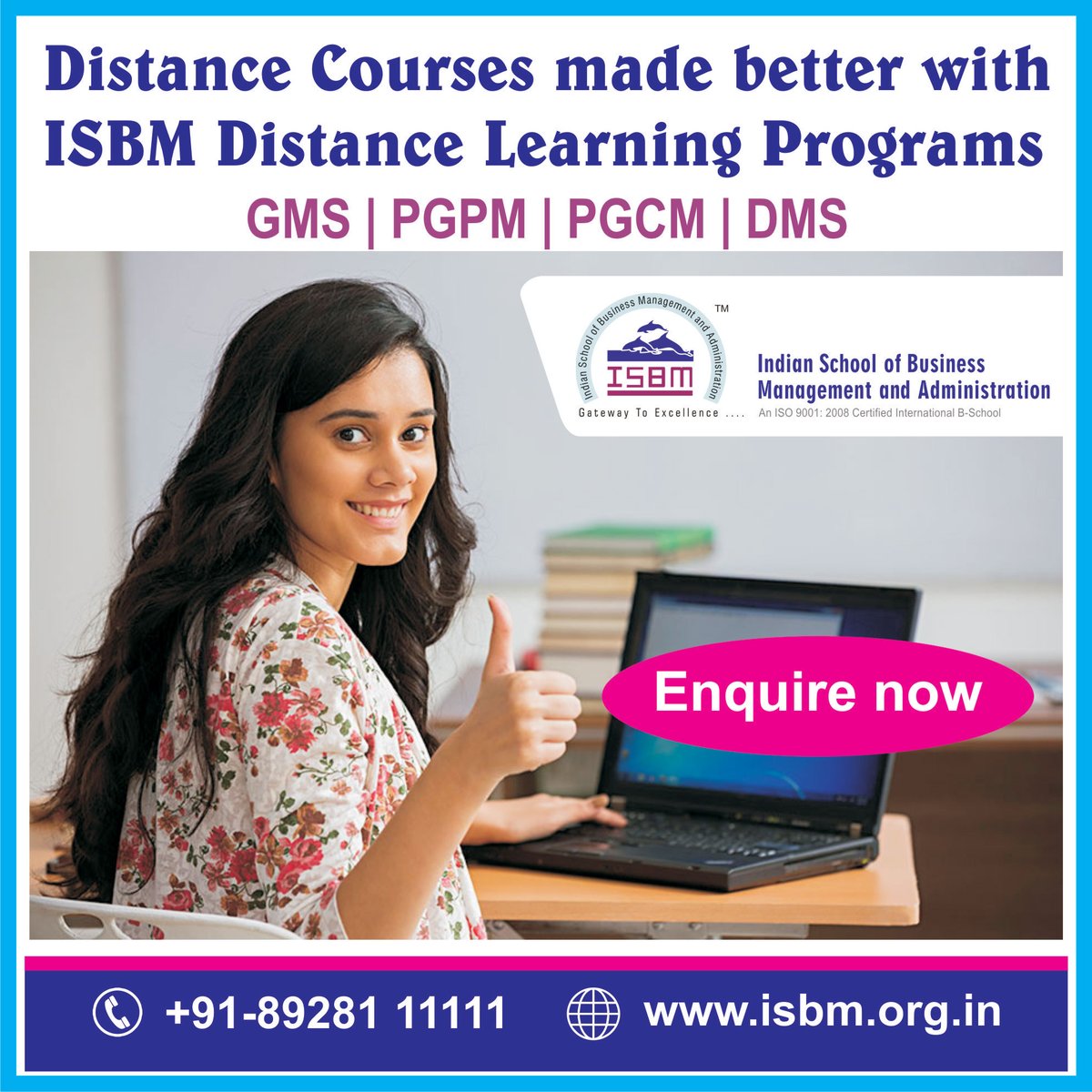 isbma's tweet image. Stop worrying and fretting - Just give wings to your dream by pursuing a fruitful study program at ISBM Distance Education. Pursue your ambitions with some real-time support from professionals.
Explore our online courses at bit.ly/3qEjfja
#KaronaPadhai #fasttrackcourse