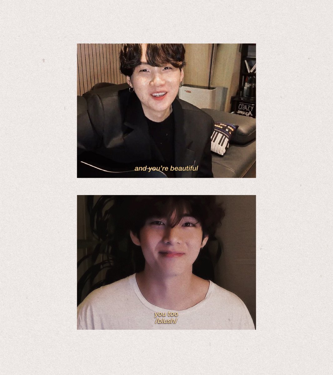 bemyjimi's tweet photo. 💬 t͏a͏e͏g͏i͏ o͏m͏e͏g͏l͏e͏ a͏u͏

sometimes yoongi feels lonely. those days, when he arrives home tired and feels the emptiness of his apartment, are the ones when he plays the guitar to people on internet but they always skip him. well, not everyone. https://t.co/tZQjEexbhQ
