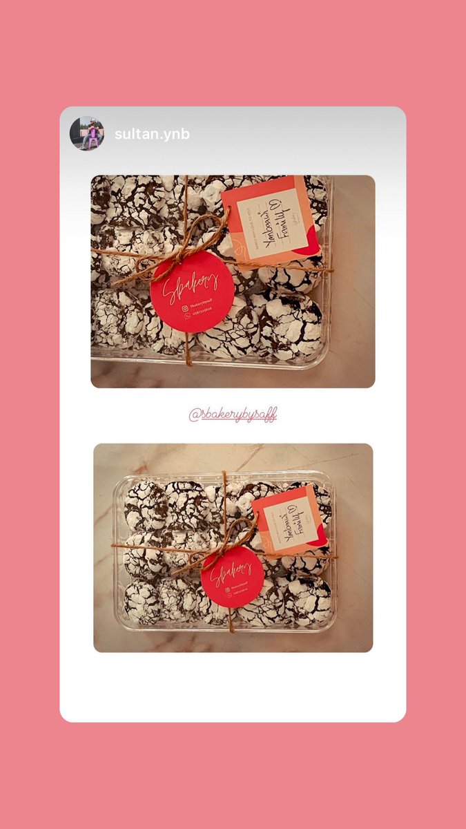 therealsaffiya's tweet photo. طلبتوا حلا اليوم ��لا لسّه؟ 😋💗

#مخبز_صاد #sbakerybysaff 
https://t.co/MITSaaF8YL https://t.co/thUorv8NOK