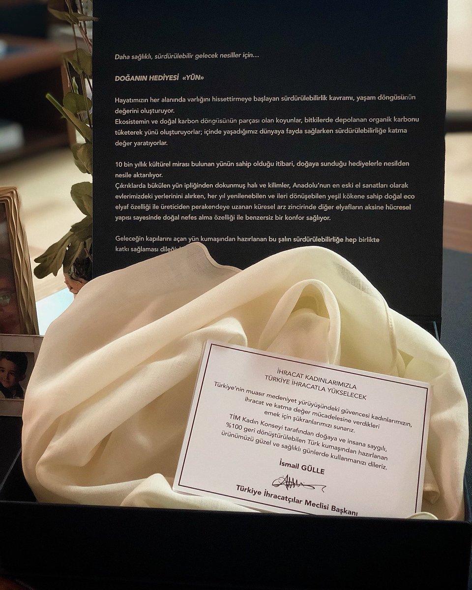 #tim #türkiyeihracatçılarmeclisi #timkadınkonseyi #ismailgülle ‘ye teşekkürlerimle