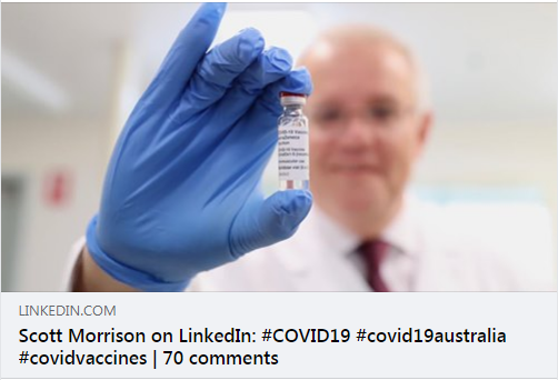According to the statement of P.M (Australia), Scott Morrison_Vaccines are promptly rolling out within Australia so it's the right time for applying for Student, Immigration, Visitor, or any other category as your application will be prioritized. lnkd.in/dCfPKHN