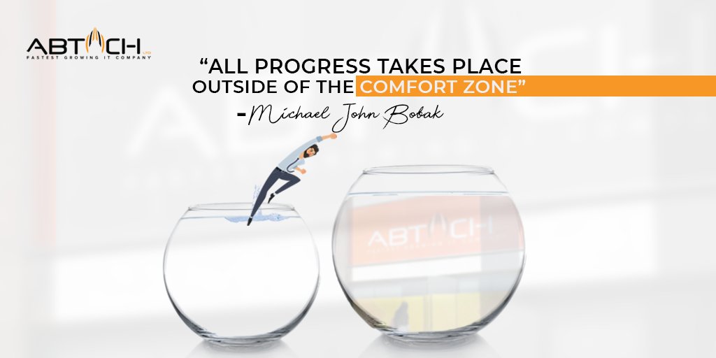 Are you ready to step out of your comfort zone?

#WednesdayWisdom #Success #Hustle #Abtach