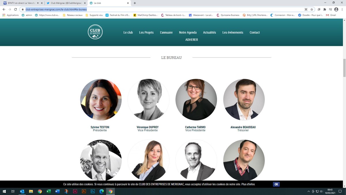 Retrouvez la composition complète de notre nouveau bureau et de notre conseil d'administration 2021 #merignac #reseau #business #entreprises #bordeauxmetropole
 
club-entreprises-merignac.com/le-club.html#l…
