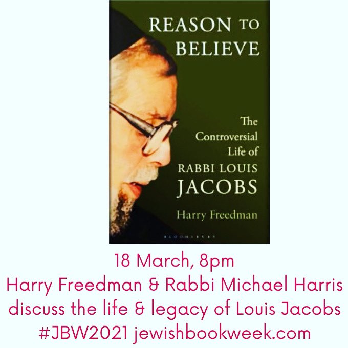 Jewish Literary Foundation (@jlfbookweek) on Twitter photo Next Thursday biographer Harry Freedman & <a href="/HampsteadShul/">Hampstead Synagogue</a> Rabbi Michael Harris join historian Richard Bolchover to
discuss the life & legacy of Rabbi Louis Jacobs #JBW2021 #jewishbookweek
jewishbookweek.com/event/louis-ja… Next Thursday biographer Harry Freedman & <a href="/HampsteadShul/">Hampstead Synagogue</a> Rabbi Michael Harris join historian Richard Bolchover to
discuss the life & legacy of Rabbi Louis Jacobs #JBW2021 #jewishbookweek
jewishbookweek.com/event/louis-ja…