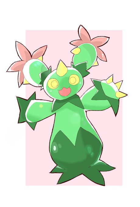 サボテンポケモンのtwitterイラスト検索結果