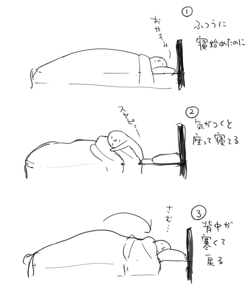 睡眠に詳しい人がいたらぜひ教えてほしい
寝相が特殊で困っております 