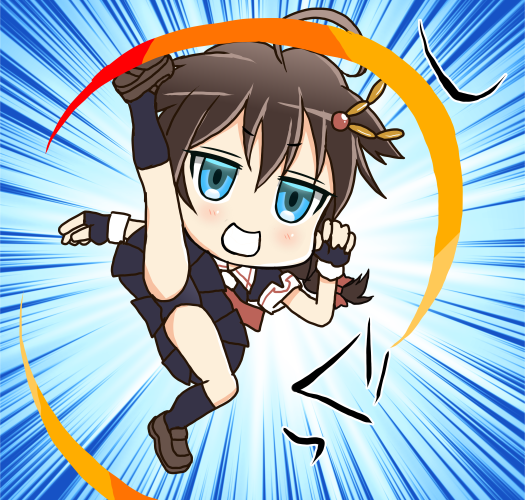時雨(艦これ) ,時雨改二 「しぐっ→しぐしぐ→しぐっ?Σφ三φ三φ(:3」∠)_ #どこかの誰かに刺さればそ」|のーむ＠FANBOXも更新中のイラスト