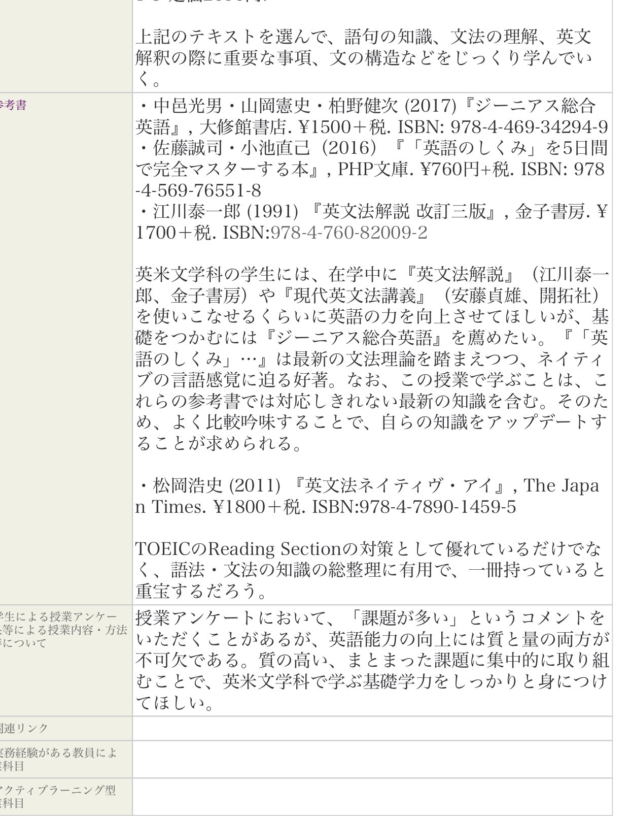 パパときどき言語学者 新年度のシラバスの一部 佐藤誠司先生と小池直己先生の 英語のしくみ を5日間で完全マスターする本 を推薦します Gwや一学期の課題図書にするかもしれません T Co J6sryuysk5 Twitter