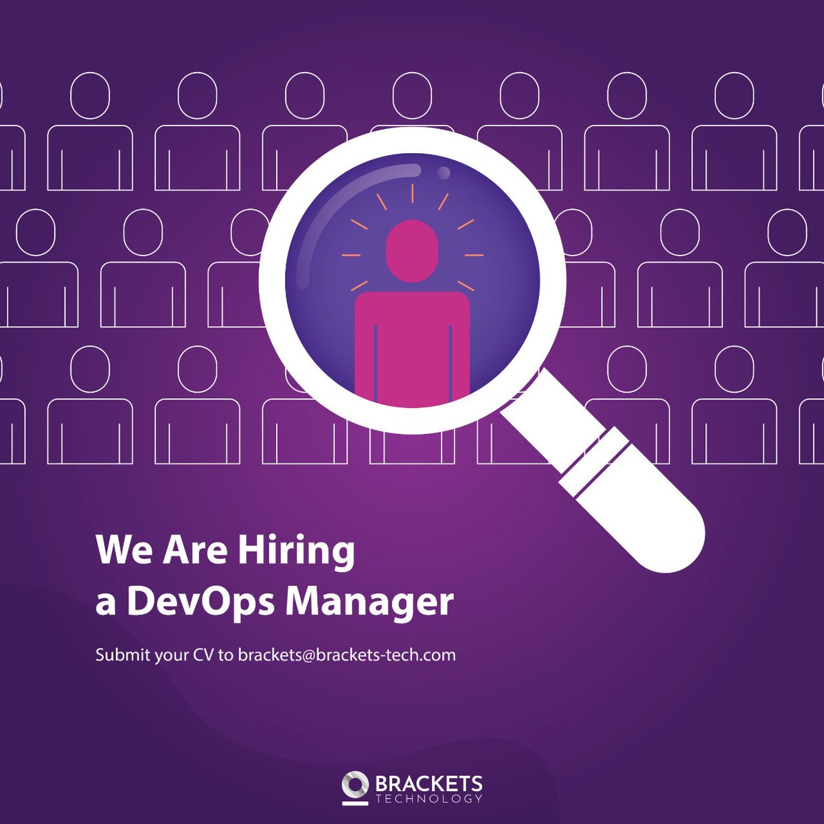 Brackets_Tech's tweet photo. We are looking for a DevOps Manager to lead the technical team, work with them hand in hand, provide project management and technical guidance...etc

Submit your CV to brackets@brackets-tech.com

#DevOpsManager #Technical
#Hiring #JobOpening
#CV #Jobs
#BracketsTechnology #77Media https://t.co/RQf6srbC6Z