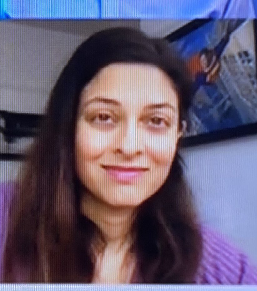watching <a href="/GMB/">Good Morning Britain</a> this morning notice <a href="/devisridhar/">Prof. Devi Sridhar</a> had changed her superman picture , she must be a super fan 😁