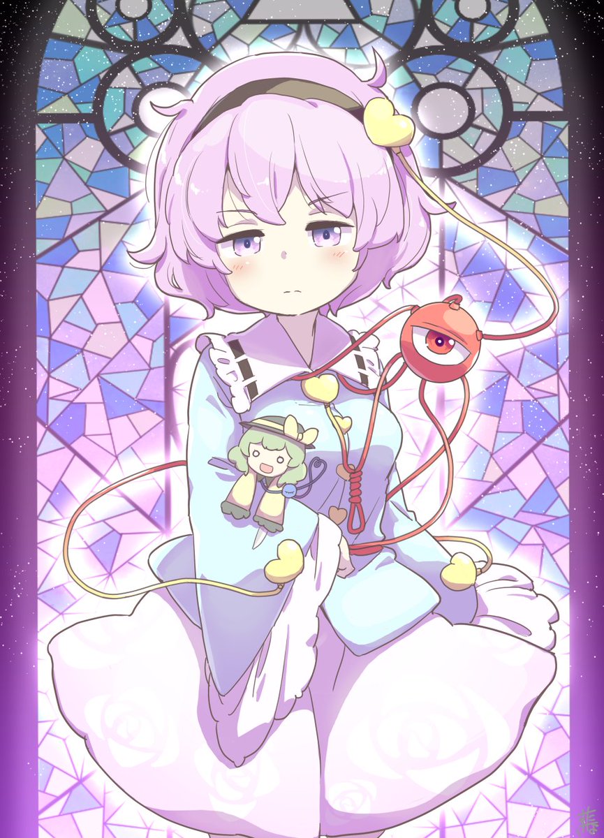 東方 3月10日はさとりの日 ということで たまには地霊殿の主らしく威厳を出してみ たなすけのイラスト