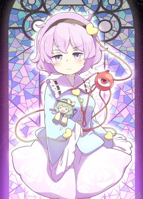 #3月10日はさとりの日 
ということで、たまには地霊殿の主らしく威厳を出してみようとしたけど、
どこかきまりきらないさとりお姉ちゃんでした。

#東方Project 
#古明地さとり 