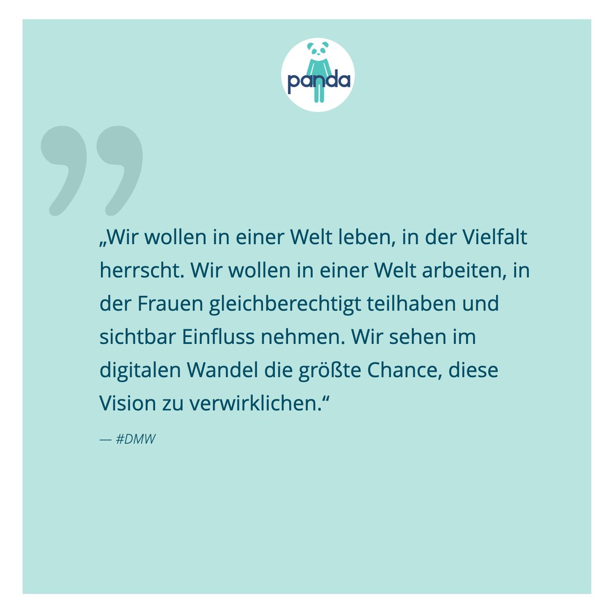 we_are_panda's tweet photo. In 9 Tagen startet PANDA Digital presented by @DeloitteDE. Unsere Teilnehmerinnen können sich nicht nur auf Inspiration Sessions &amp; Zeit zum Netzwerken freuen, sondern auch auf unsere Kooperationspartner, die gemeinsam für Diversität einstehen &amp; mehr Frauen in Führung bringen: https://t.co/3Fuqt2ph2H