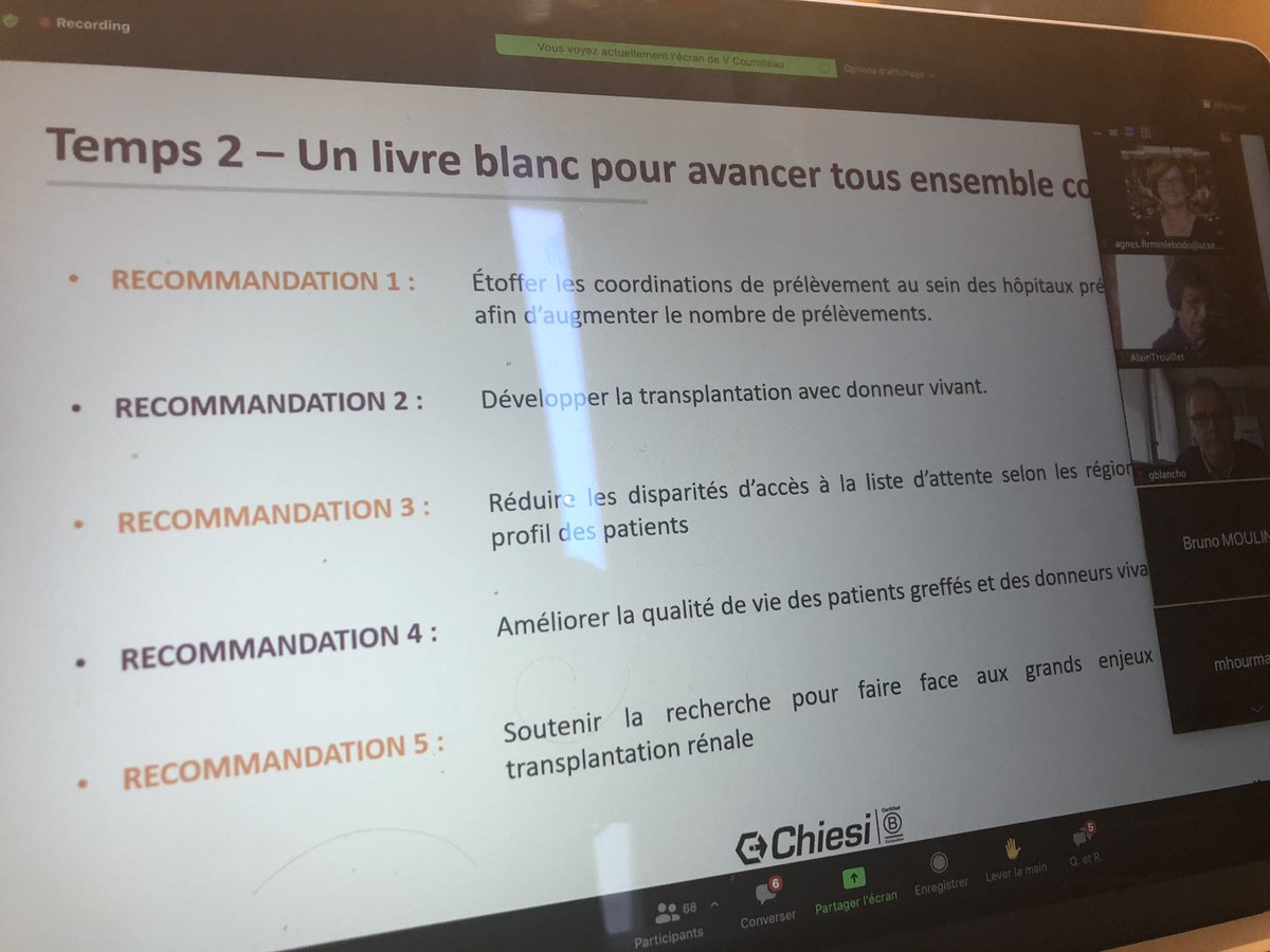 agnesfirmin's tweet image. C’est la semaine du rein . A cette occasion je participe au lancement du livre blanc auquel je m’associe et à ces 5 propositions #constructives pr avancer sur cet enjeu. Le nouveau #plangreffe devra les prendre en compte. @FranceRein @AFUrologie @Sante_Gouv