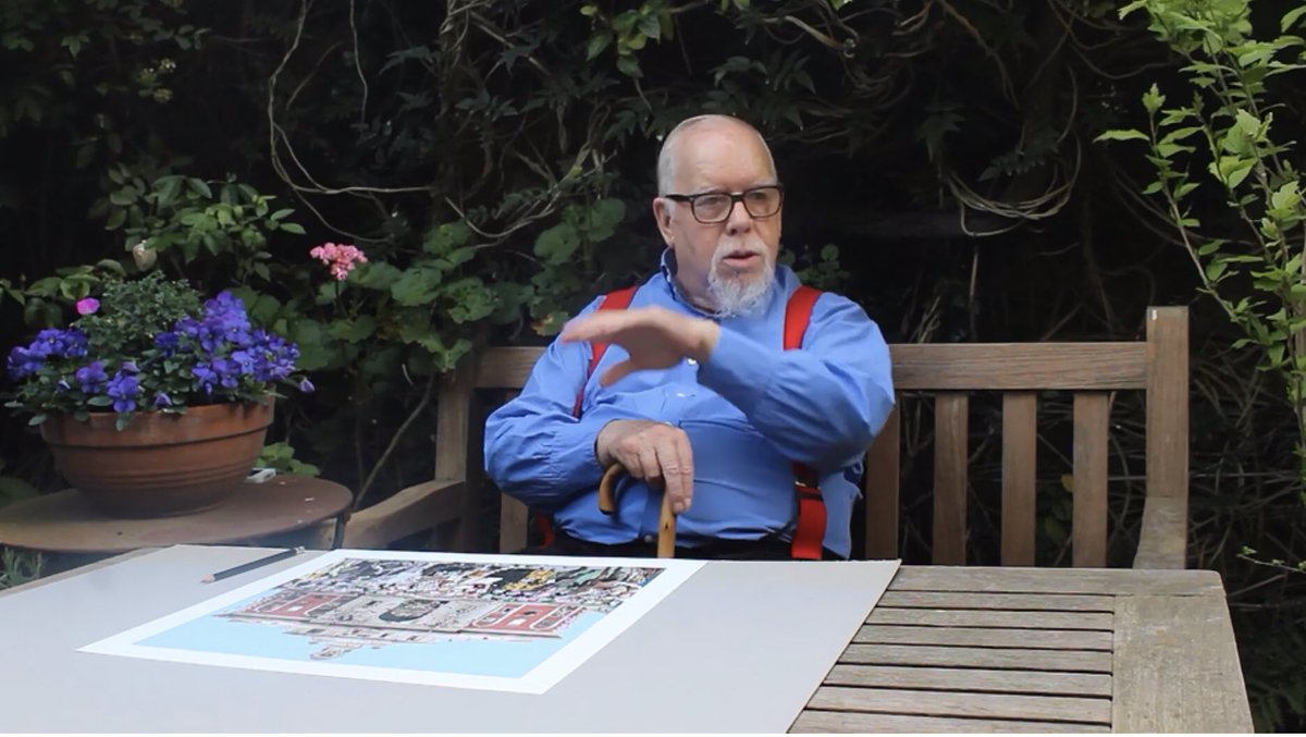 TorinDouglas's tweet photo. #ExploringChiswick? Enjoy the art! Today’s is by Sir Peter Blake, Chiswick Empire Theatre 2017, for #ChiswickTimeline @TfL. See more + video with him @kareninagarden Sarah Cruz @AbundanceLondon @chiswickbuzz: https://t.co/YtCNaRvOcp @BCLocalHistory @ArtistsAtHome @ahistoryinart https://t.co/hJ87b3YToD
