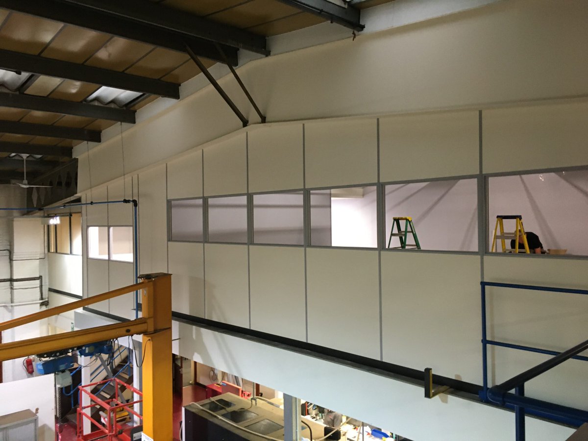 adv_mezzanine's tweet photo. Advantage designs and installs mezzanine with accompanying office space.

A Swindon based tool supplier required a small mezzanine installation project with a much larger office build to complement.

Click: https://t.co/LBsjia3jbE 
#mezzanine #flooring #completedesign #warehouse https://t.co/H9hJ1s8Zsm