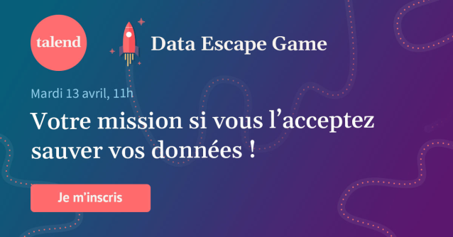 BISCHOFF7's tweet photo. [Evénement] @TalendFR vous invite à embarquer à bord du vaisseau de la #donnée ! Votre mission : installer la première colonie sur Mars, vous êtes les experts #data du projet et le temps est compté ! Etes-vous prêts à jouer ? #TalendDataEscapeGame https://t.co/Q5v9UH2jka https://t.co/RzVWVVPsGW