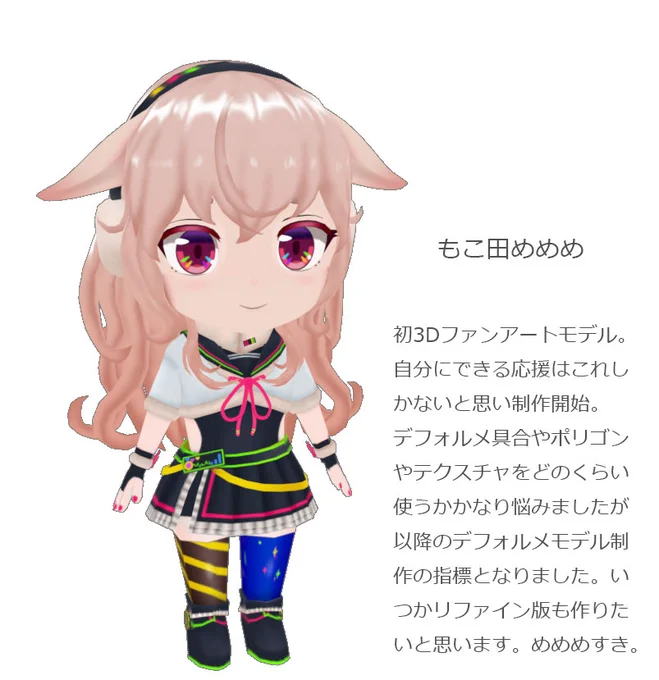 ※自分語り注意
皆さまのおかげで先日ついに.LIVEメンバーのデフォルメ3D化計画を完遂することができました。およそ9カ月間、応援してくださった方々に感謝です。まだまだ未熟者ですが今後もFA制作等で応援を続けていきたいと思います。どうぞ今後ともよろしくお願いいたします。#どっとライブ造形部 