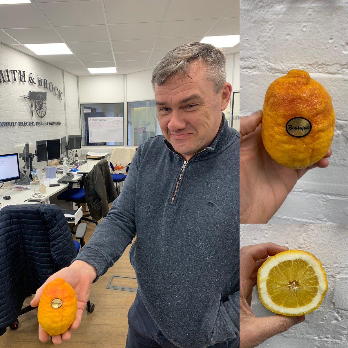 Another peculiar find from our buyer Chris, blood lemon! Blood only by the skin tone... the flesh is very much like a lemon and taste is like a lemon with a grapefruit hint.
#expertlyselected #michelinchef #londonrestaurant #lovefood #citrus #greengrocer