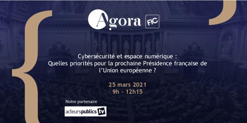 📢L'<a href="/AgoraduFIC/">Agor@ du FIC</a> X <a href="/acteurspublics/">acteurs publics</a> revient le 🗓️25 mars pour préparer la place de la cybersécurité dans la présidence française de l'Union européenne #PFUE suivant le triptyque "Relance, puissance, appartenance".
#StayTuned 😉
Inscriptions 👉 bit.ly/3bvfPLa
#RGPD #GaïaX