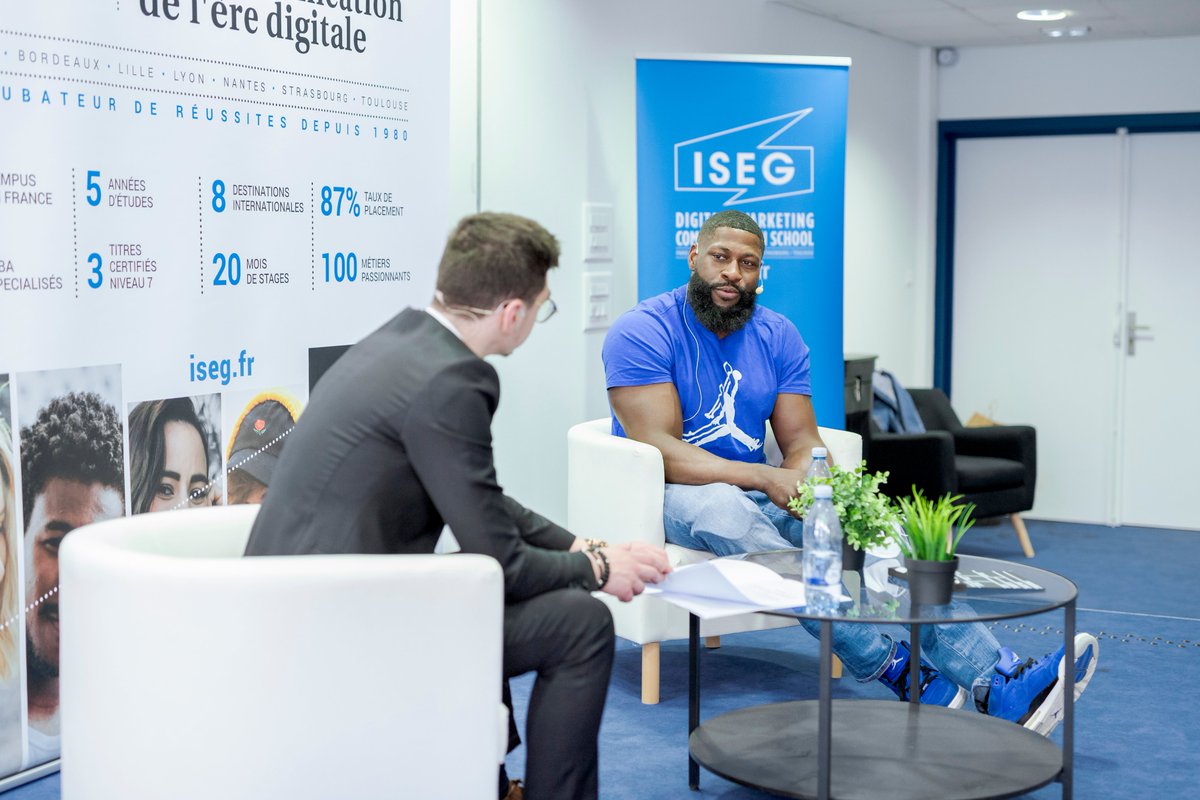 iseg_strasbourg's tweet photo. #Rencontre
🔎 Lundi, nous avons reçu Edgar alias #BionicBody, un athlète de haut niveau amputé de ses 2 jambes lors d'un accident de voiture.
➡ Parrain de la semaine, il a animé avec @RUFFIERAdrien une #conférence inspirante devant les #etudiants de l'ISEG 🚀. cc @isegmcs https://t.co/aQTTforlcF