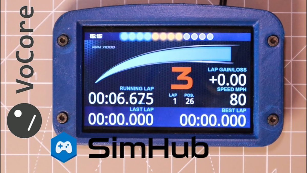 CornerSim's tweet photo. AMAZING BUDGET SIM RACING DISPLAY - VoCore Screen with #SimHub! #VoCore #Simracing
https://t.co/mg3apFwxpK https://t.co/xy1rX4Ed1h