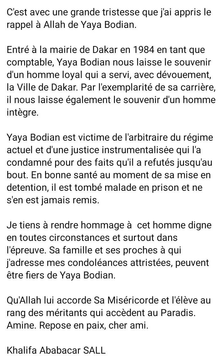 ElhadjiAssane's tweet photo. De Monsieur le maire @kas_sall https://t.co/wcSeERdt80